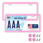 Pack of 2Pink Metal