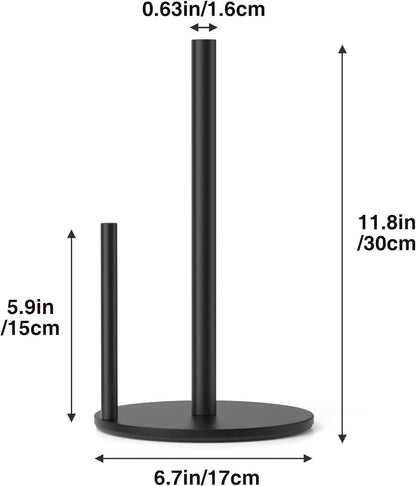 Paper Towel Holder Black: A Sleek and Functional Kitchen Essential