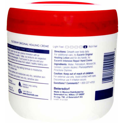 Eucerin Original Healing Creme 16 oz (Pack of 8)