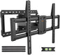 IWORKBOARD 55 65 75 85 inch Tilting TV Wall Mount for 32-90 '' TVs, Low Profile TV Mount Bracket, Safe Lock & Quick Release, Max VESA 600x400mm, 24 inch Studs,132 lbs, Fit Most 55+ 75+ 85+ 86 TVs