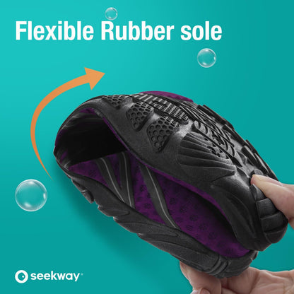 SEEKWAY Wasserschuhe Herren Damen Erwachsene Quick-Dry Badeschuhe Barfußschuhe für Strand Schwimmen Fluss Pool See Wandern Kajak Surfen