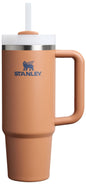 Stanley Quencher H2.0 Tumbler with Handle and Straw 40 oz | Flowstate 3-Position Lid | Cup Holder Compatible for Travel | Insulated Stainless Steel Cup | BPA-Free | Almond Rose