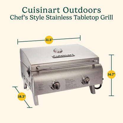 Cuisinart Chef's Style Tabletop Portable Propane Grill Review