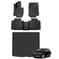 GINOWY-Floor Mats for Toyota 4Runner 1996-2002,1st+2nd Row,TPE All Weather Car Mats Custom Fit Rubber Floor Liners Car Accessories for Toyota 4Runner