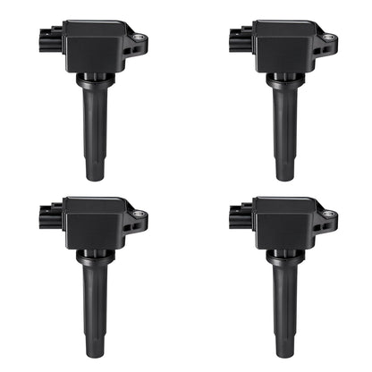 BDFHYK Ignition Coil Pack UF648 and Iridium Spark Plug 97390 Compatible with Jeep Grand Cherokee 2011-2015 Jeep Wrangler Dodge Charger Grand Caravan 2016 Chrysler 200 300 Jeep Coil Pack 3.6L Set of 6