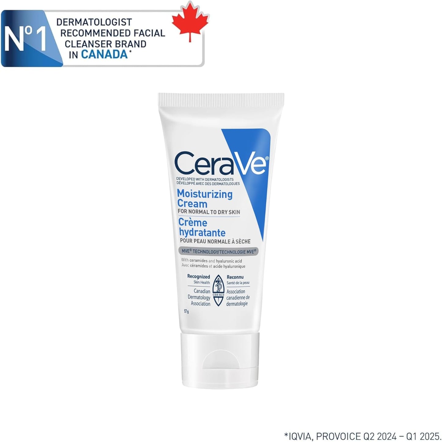 CeraVe Feuchtigkeitscreme, Tägliche Gesichts-, Hand- und Körpercreme für trockene Haut mit Hyaluronsäure und Ceramiden für Frauen und Männer. Für empfindliche Haut, ölfrei, nicht komedogen, parfümfrei, 539 Gramm