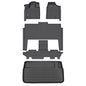 GINOWY-Floor Mats for Toyota 4Runner 1996-2002,1st+2nd Row,TPE All Weather Car Mats Custom Fit Rubber Floor Liners Car Accessories for Toyota 4Runner
