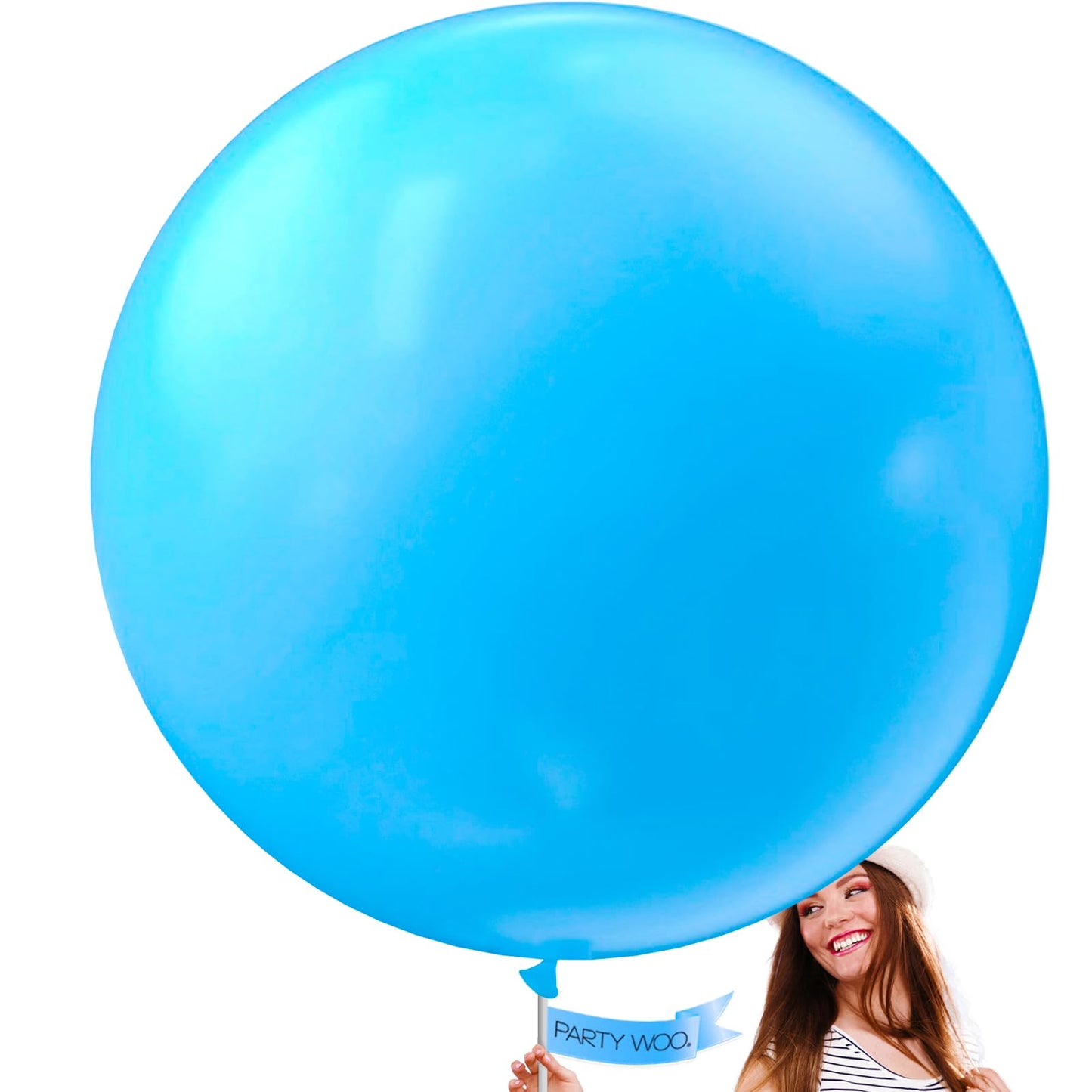 PartyWoo White Balloons 155pcs Different Sizes Pack of 18 12 10 5 Inch Matte White Latex Balloon Arch Kit Garland for Wedding Bridal Graduation Baby Shower Birthday Party Decorations White-Y13