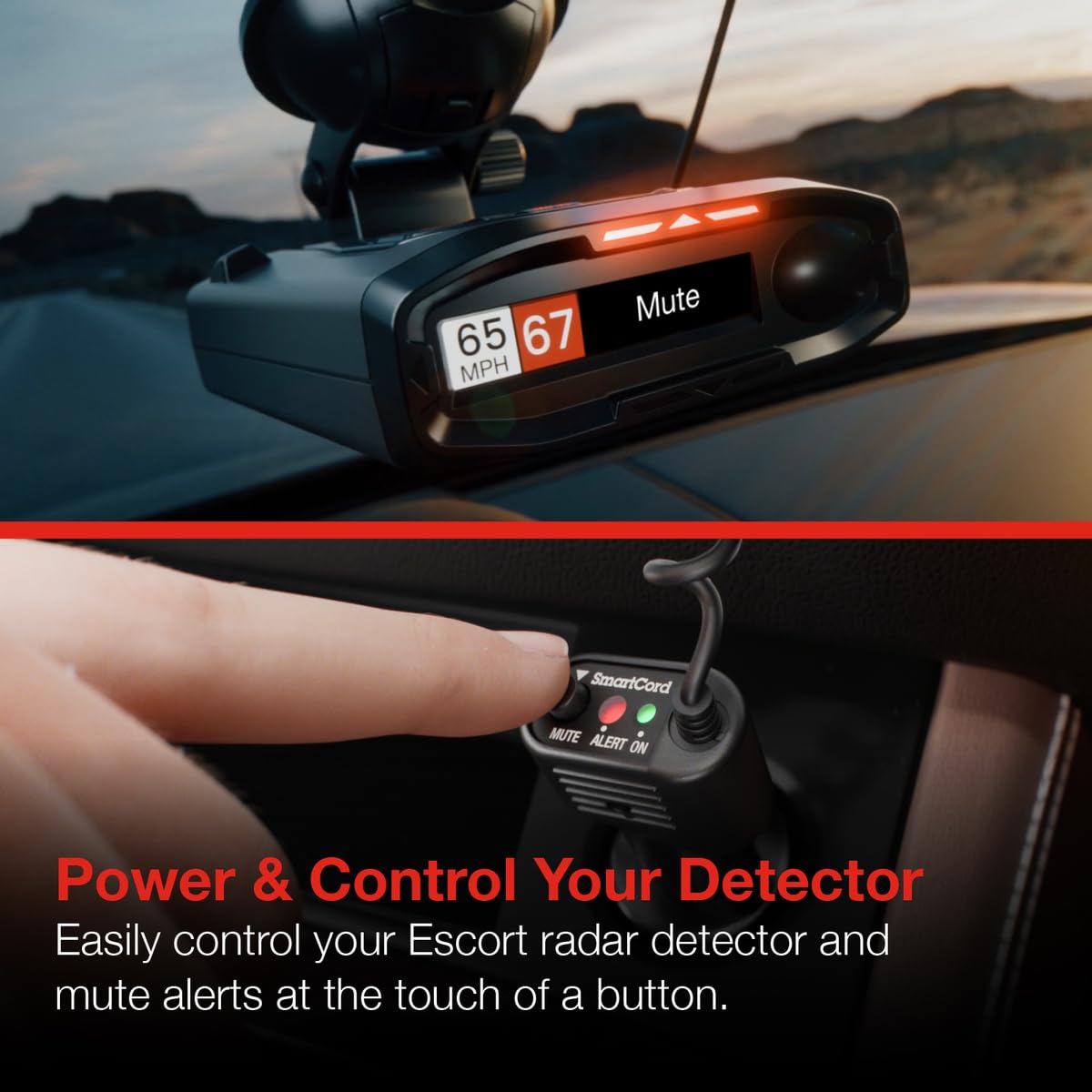 Escort Radar Detector SmartCord Coiled Wire for Redline 360c, MAX 360/c MKII, 3, 4, MAXcam 360c and Additional Models