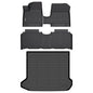 GINOWY-Floor Mats for Toyota 4Runner 1996-2002,1st+2nd Row,TPE All Weather Car Mats Custom Fit Rubber Floor Liners Car Accessories for Toyota 4Runner