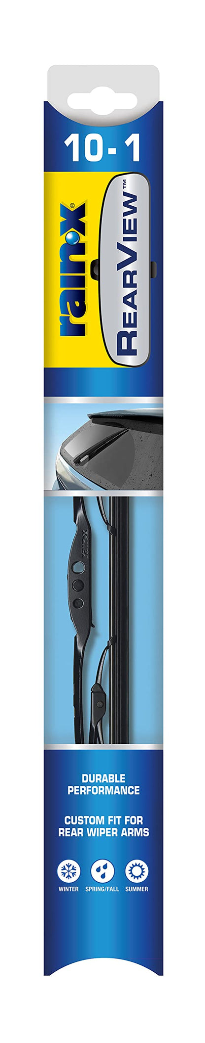 Rain-X 850212 RearView Wiper Blade 12", OEM Replacement Rear Windshield Wiper, Interchangeable Adapter for Easy Installation, All-Weather & All-Season Performance, Composite
