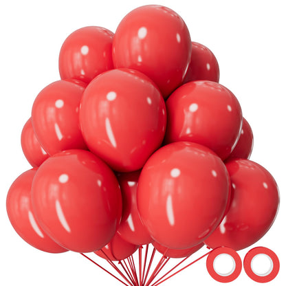 110pcs Black Balloon 12 inch, Black Latex Balloons for Birthday Party Baby Shower Wedding(with 2 Ribbons).