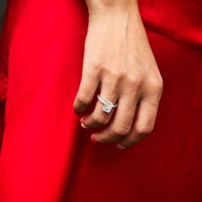 EAMTI 3CT 925 Sterling Silver Engagement Rings: A Timeless Promise