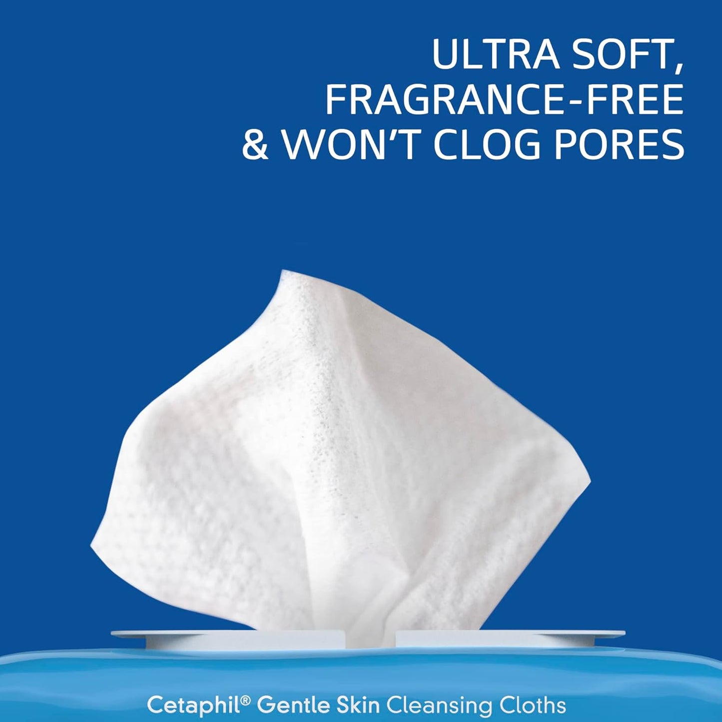 Cetaphil Sanfte Make-up Entferner-Tücher mit Aloe Vera, Kamille und Grünem Tee – Parfümfrei, Reizlindernd, Parabenfrei – Für alle Hauttypen, 25 Stück