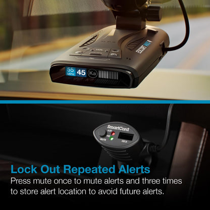 Escort Radar Detector SmartCord Coiled Wire for Redline 360c, MAX 360/c MKII, 3, 4, MAXcam 360c and Additional Models