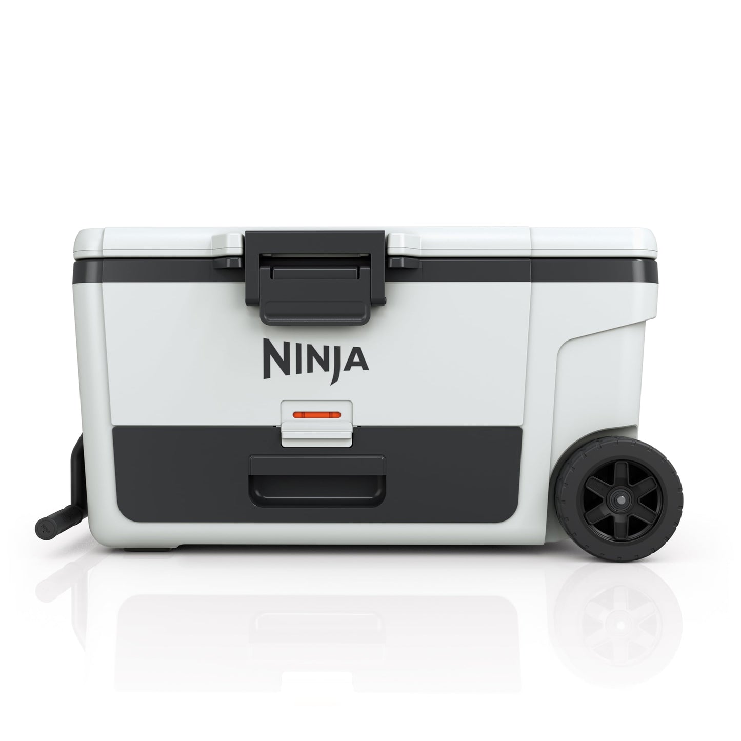 Ninja FrostVault 45QT Cooler with Wheels | Insulated with Temp Dry Storage Drawer | Keeps Ice Cold for Days | for The Beach, Camping, Picnics & More | Halocline Green | FB245TL