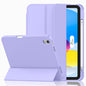 iMieet Case for iPad (A16)/iPad 10th Generation [11-Inch 2025/10.9 Inch 2022], Trifold Stand Smart Cover with Pencil Holder and Soft TPU Back, Supports Touch ID(Black)