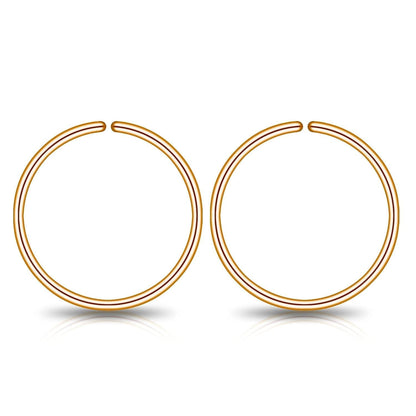 Small Gold or Sterling Silver Huggie Hoop Earrings for Women Cartilage Nose Helix Tragus