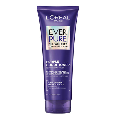 EverPure Sulfate-Free Lila Shampoo zur Nuancierung von blondem, gebleichtem, braun gefärbtem, silbernem und grauem Haar, mit violetten Pigmenten, 200 ml