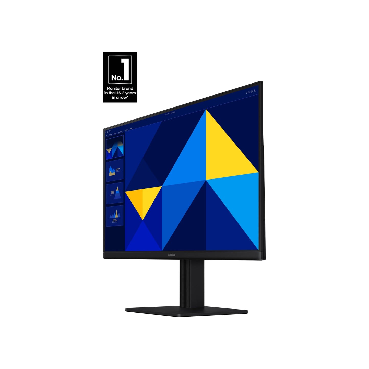 Samsung 32-Inch Flat Computer Monitor, 75Hz, Borderless Display, AMD FreeSync, Game Mode, Advanced Eye Care, HDMI and DisplayPort, LS32B304NWNXGO, 2024