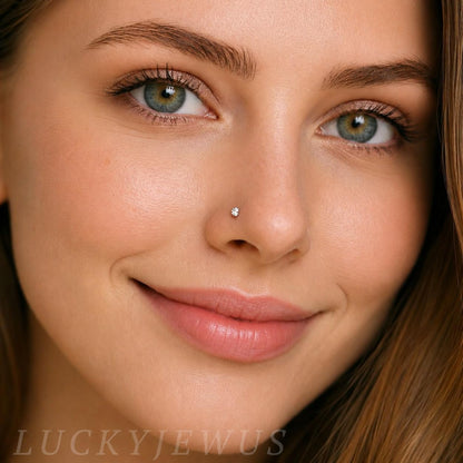LuckyJewus Sterling Silver Nose Rings: A Subtle yet Luxurious Touch