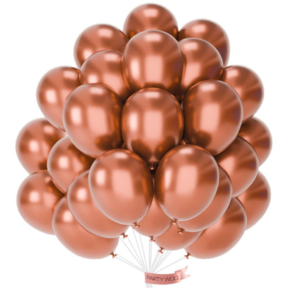 PartyWoo Gold Balloons 50pcs 12 Inch Gold Latex Helium Balloons for Birthday Wedding Anniversary Baby Shower Graduation Bachelorette Retirement Engagement Tea Casino Disco Party Decorations Gold-G101
