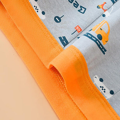 JackLoveBriefs Jungen Baumwoll-Boxershorts Dinosaurier Eisbär Kleinkind Kinder Unterwäsche 12er-Pack, 3-5 Jahre, Blau, Größe: M