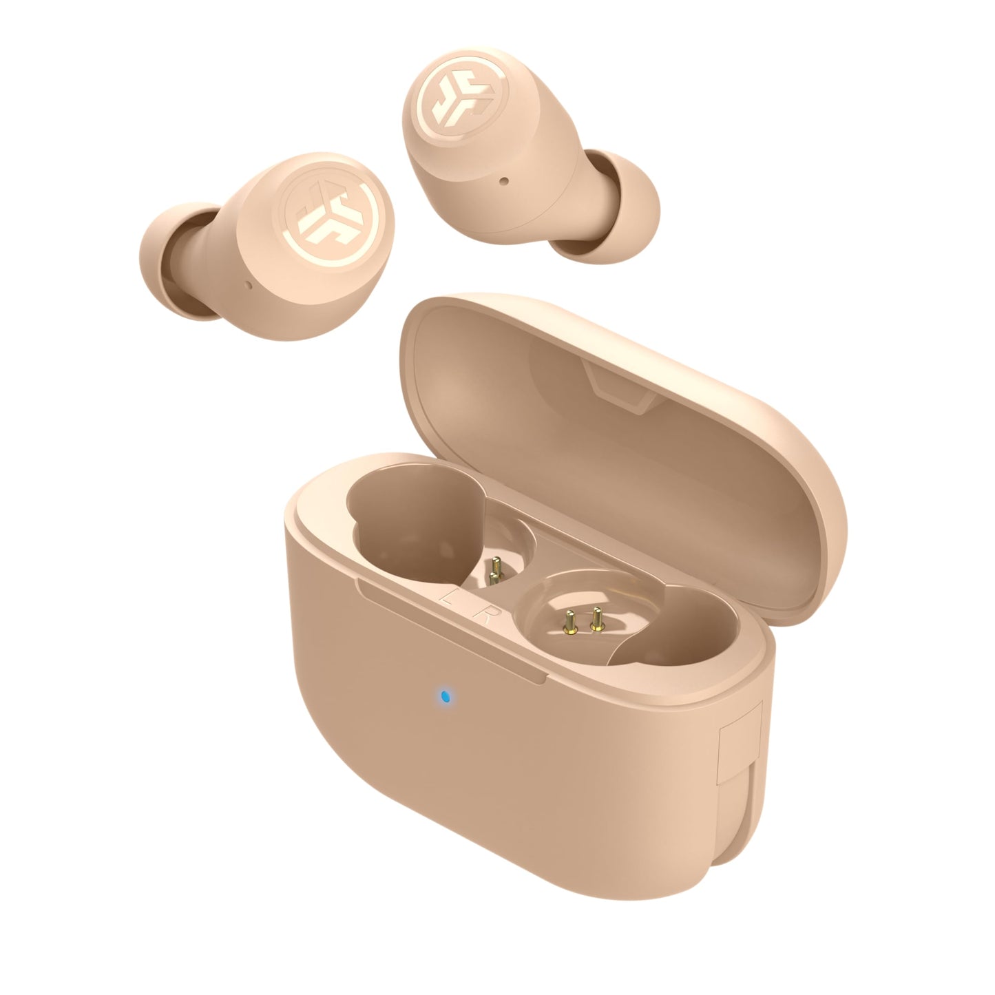 JLab, Go Air Pop+ Tones, True Wireless Earbuds, Bluetooth, IPX4, Dual Connect, EQ3 Sound, 4975 C
