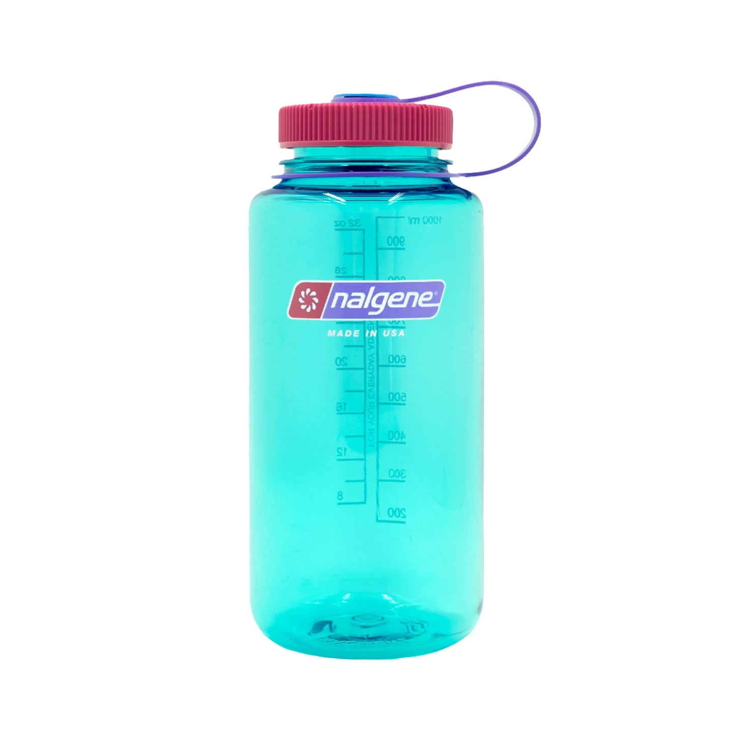 Nalgene 32 oz Wide Mouth Water Bottle | BPA-Free, Durable & Leak Proof, Lightweight Bottle for Hiking & Gym, Work & Travel
