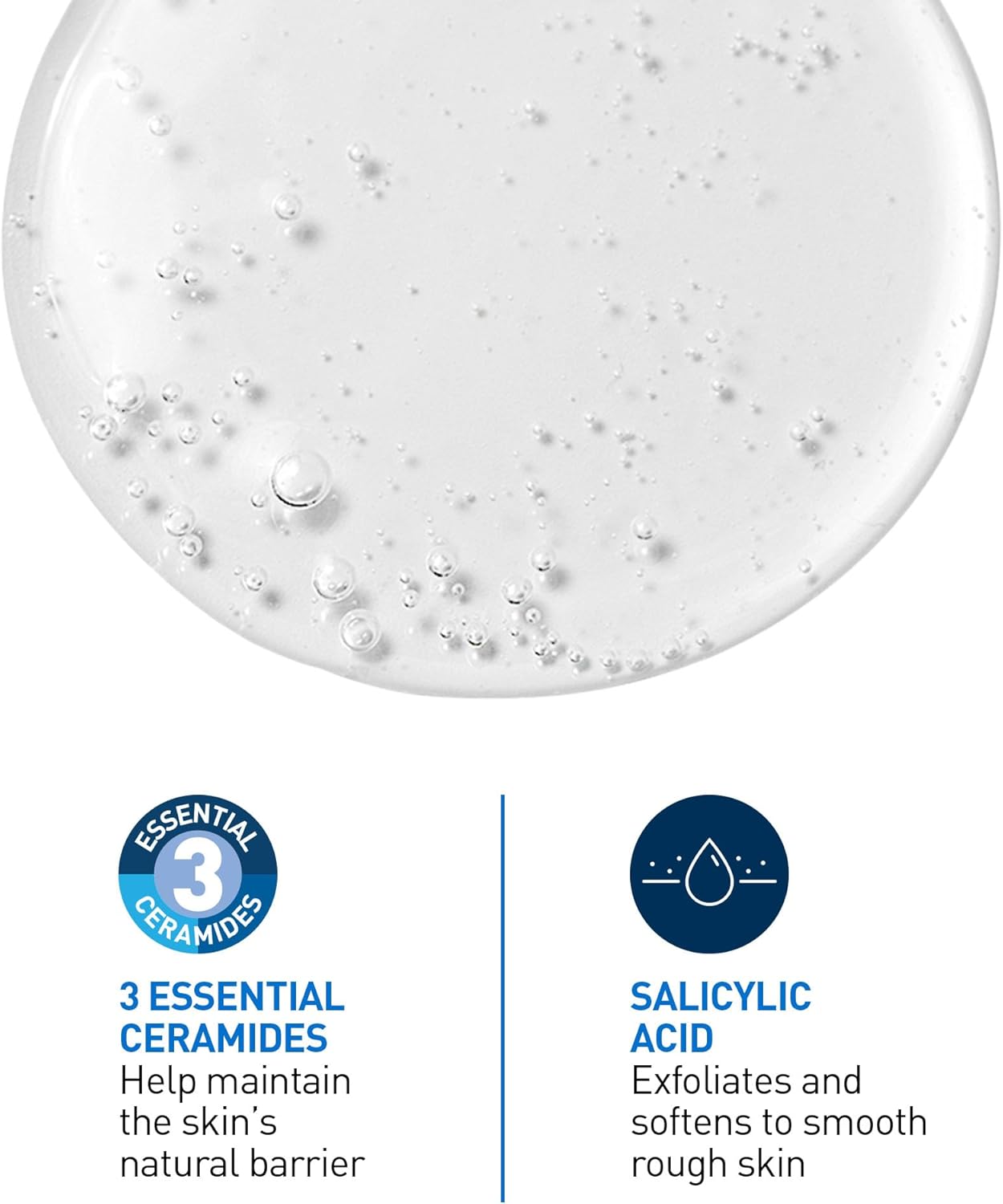 CeraVe Salicylic Acid Reinigung, Erneuerndes Peeling-Gesichtswaschmittel mit Vitamin D für normale Haut, parfümfrei, von CeraVe verifiziert, 473 ml