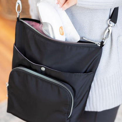 Sugar Medical Women’s Diabetes Backpack Purse with travel organizer for medications, insulin, glucose meter, insulin pens, epi-pen, includes insulated pouch to help keep medications cool. (Onyx)