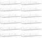 Qukaka Floating Shelves for Wall Decor, 15" Extra Clear Wall Shelves for Bedroom, Living Room, Kitchen, Bathroom Decor, Nail Polish/Book/Decoration/Makeup/Perfume Organizer Floating Shelf-3Pack