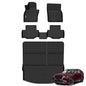 GINOWY-Floor Mats for Toyota 4Runner 1996-2002,1st+2nd Row,TPE All Weather Car Mats Custom Fit Rubber Floor Liners Car Accessories for Toyota 4Runner