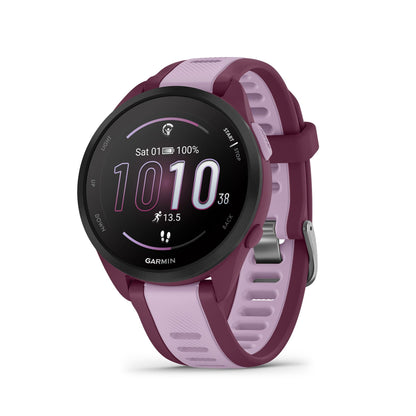 Garmin Forerunner® 165, Running Smartwatch, Colorful AMOLED Display, Training Metrics and Recovery Insights, Black