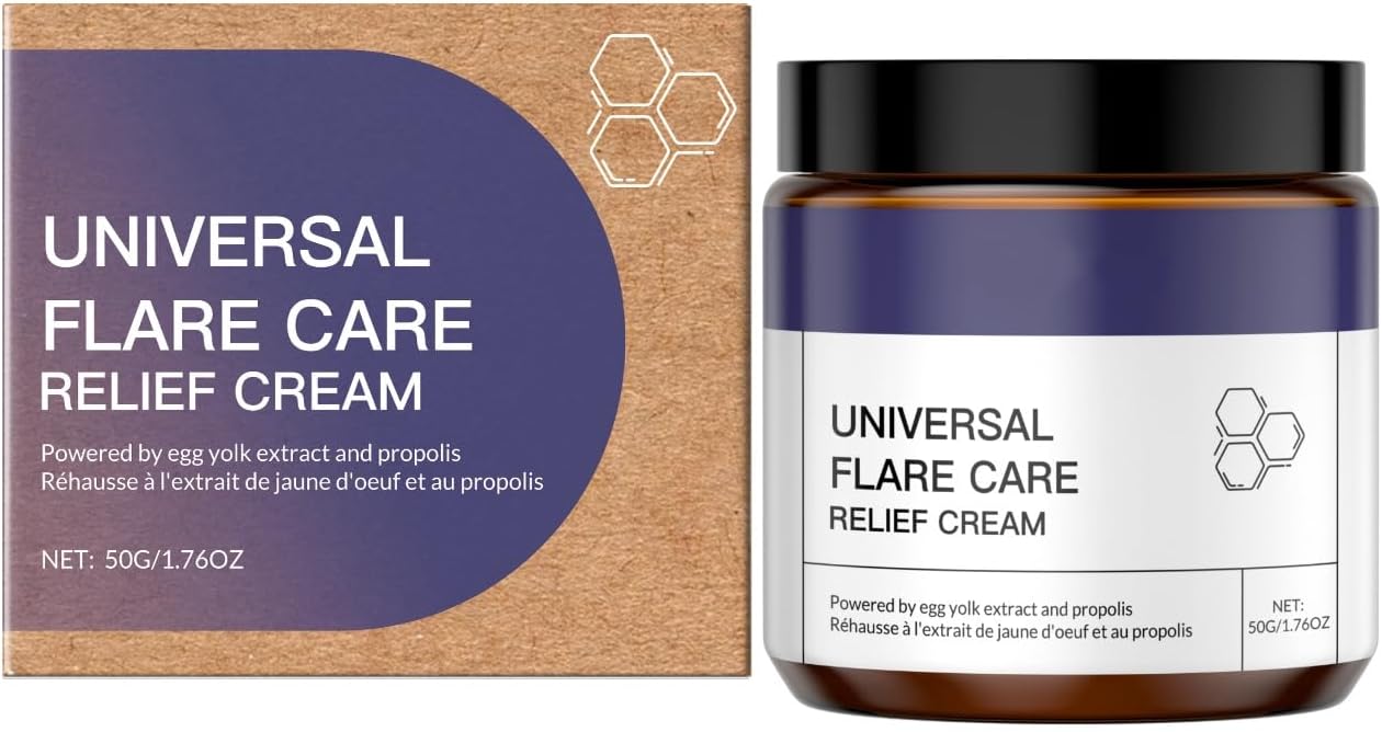 Universal Skin Soothing Cream with Propolis & Egg Yolk Extract - Natural Aid for Itching, Cysts & Skin Irritations - Drawing Salve Pull Ointment Alternative - Gentle Care Cream without Allergens