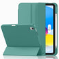 iMieet Case for iPad (A16)/iPad 10th Generation [11-Inch 2025/10.9 Inch 2022], Trifold Stand Smart Cover with Pencil Holder and Soft TPU Back, Supports Touch ID(Black)