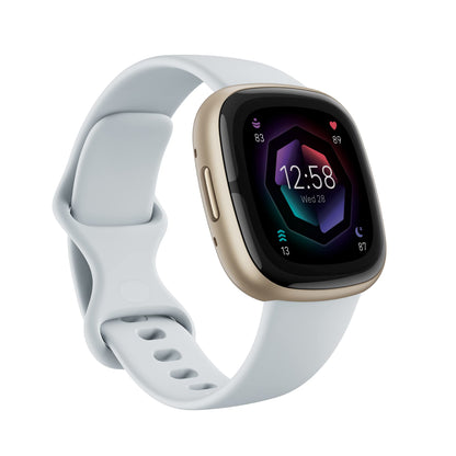 Google Fitbit Sense 2 Advanced Health and Fitness Smartwatch with Tools To Manage Stress and Sleep, Ecg App, Spo2, 24/7 Heart Rate and Gps, Shadow Grey/Graphite, One Size (S and L Bands Included)