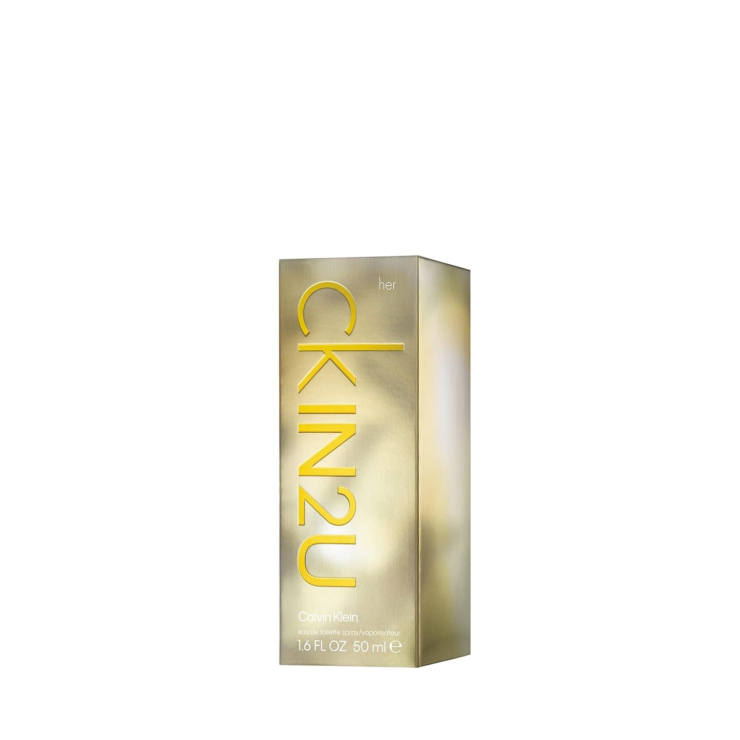 Calvin Klein CK IN2U Eau de Toilette für Damen – aromatischer Duft, Kopfnoten: Johannisbeerblätter, sizilianische Bergamotte, Pink Grapefruit Fizz