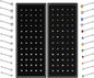 H:120pcs White Cz/Colourful Cz(20g Straight)