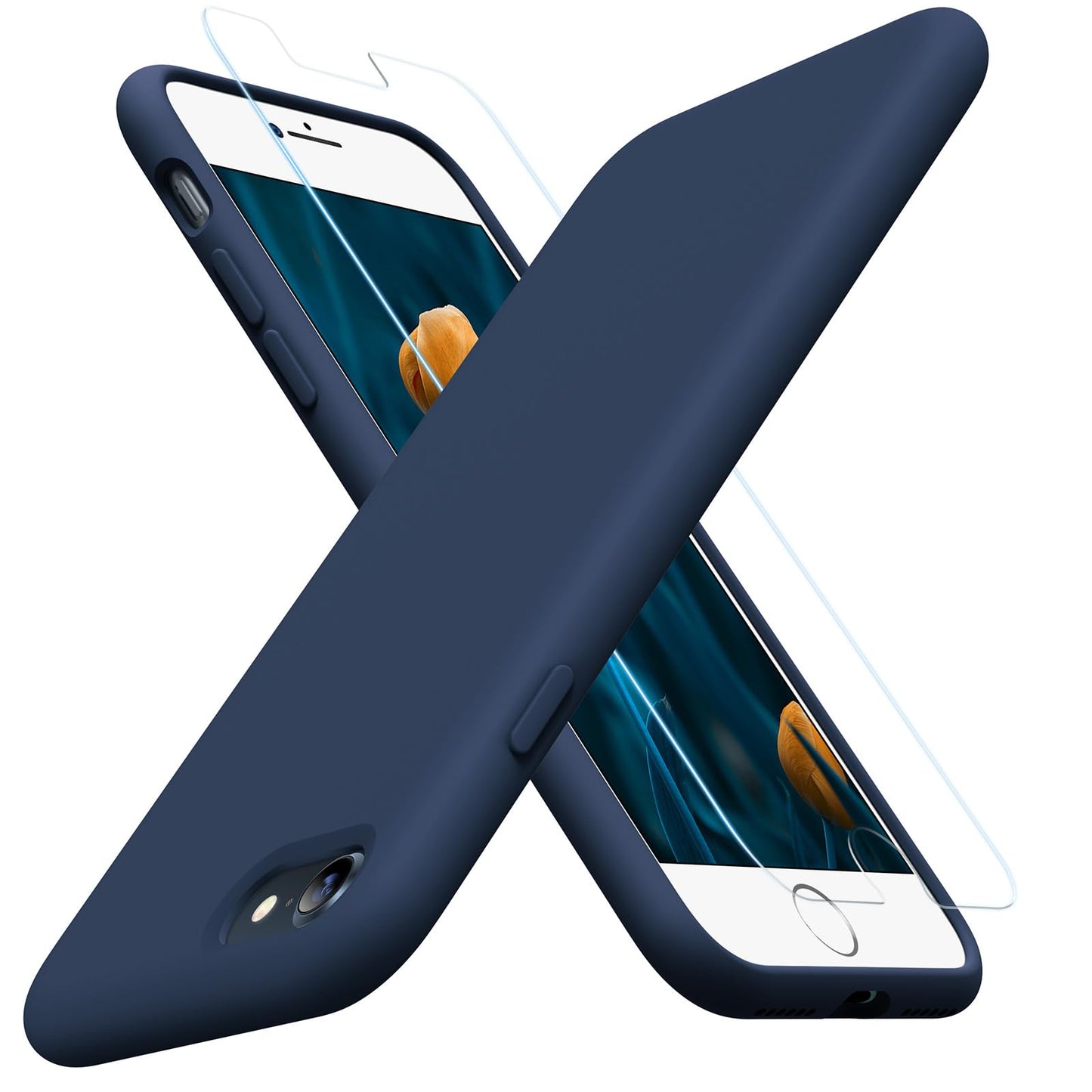 Miracase Magnetic for iPhone 17 Pro Case, Compatible with MagSafe, Integrated Silicone Camera Control Cover, 3.0mm Thicken Shockproof Drop Protection Phone Case for 17 Pro,Dark Blue