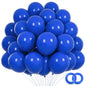 110pcs Black Balloon 12 inch, Black Latex Balloons for Birthday Party Baby Shower Wedding(with 2 Ribbons).