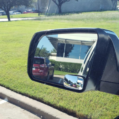 Ampper Blind Spot Mirror, 2" Round HD Glass Frameless Convex Rear View Mirror, Pack of 2