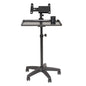 Therafin Rolling Cart with Locking Tablet Holder