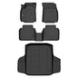 GINOWY-Floor Mats for Toyota 4Runner 1996-2002,1st+2nd Row,TPE All Weather Car Mats Custom Fit Rubber Floor Liners Car Accessories for Toyota 4Runner