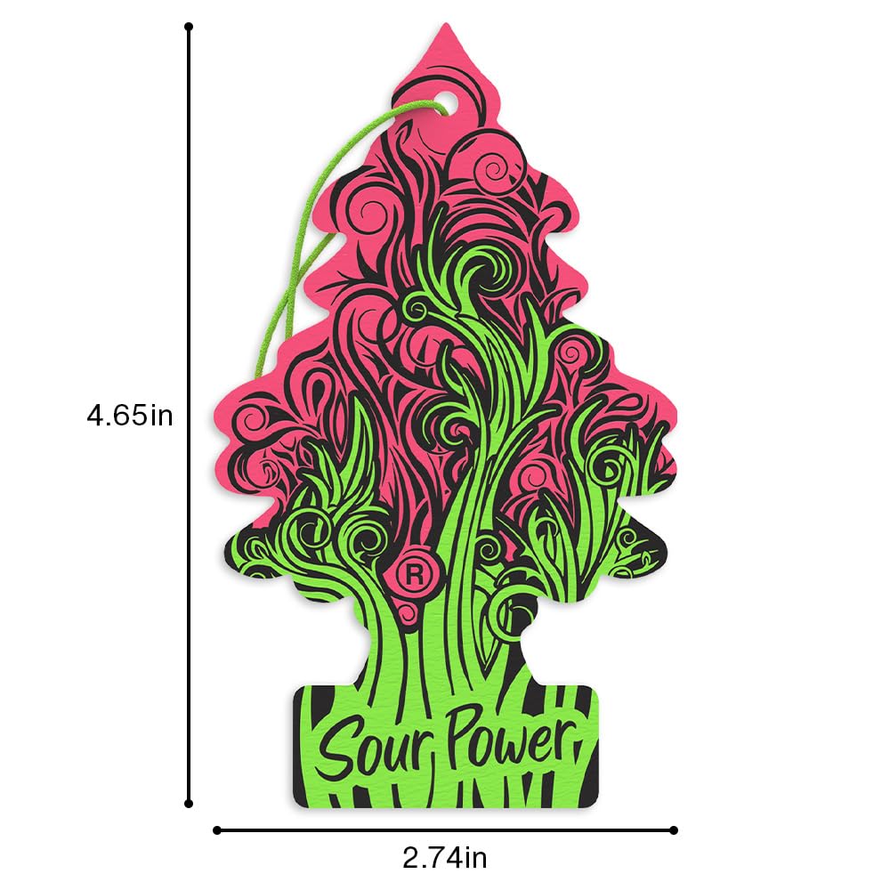 LITTLE TREES Car Air Freshener | Hanging Tree Provides Long Lasting Scent for Auto and Home | Black Ice, 24 Air Fresheners