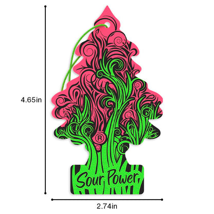 LITTLE TREES Car Air Freshener | Hanging Tree Provides Long Lasting Scent for Auto and Home | Black Ice, 24 Air Fresheners