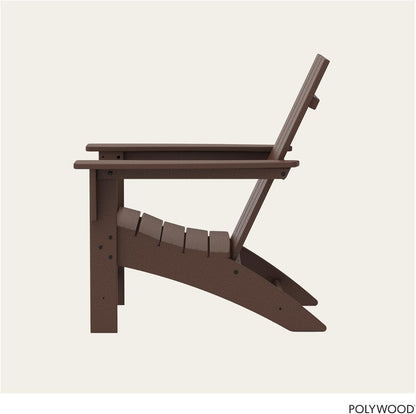 POLYWOOD Modern Adirondack Chair: A Weather-Resistant Outdoor Oasis