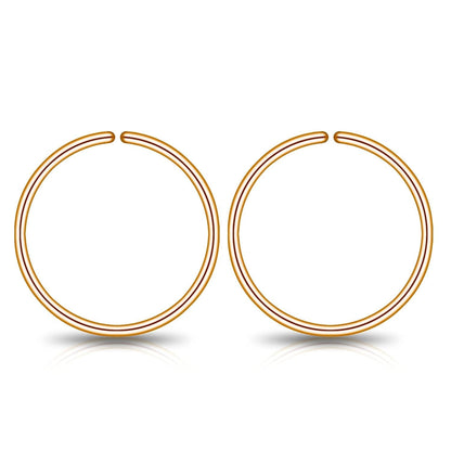 Small Gold or Sterling Silver Huggie Hoop Earrings for Women Cartilage Nose Helix Tragus