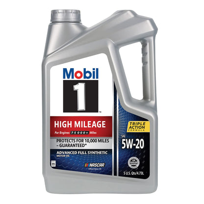 Mobil 1 Advanced Fuel Economy Full Synthetic Motor Oil 0W-20, 5 Quart