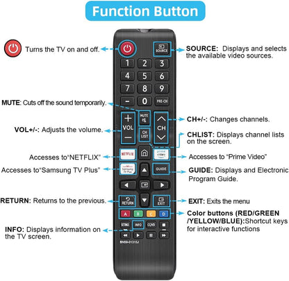 BN59-01315J Replace Remote for Samsung Smart TV